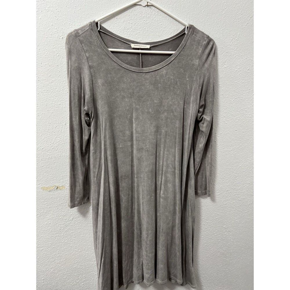 Newbury Kustom‎ Long Sleeve Gray Soft Dress Size Small